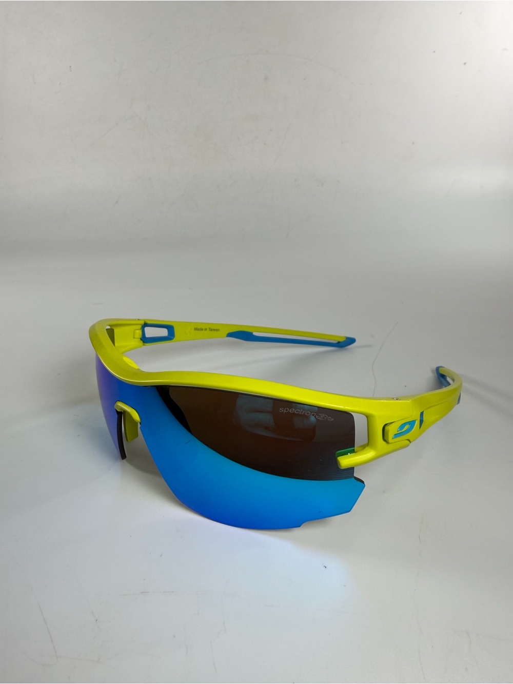 Julbo Aero Sunglasses, Green/Blue Frame, Spectron 3 CF Lens J4831116